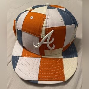 Atlanta Braves 59Fifty New Era Madras Design Fitted Cap Hat 7 1/8